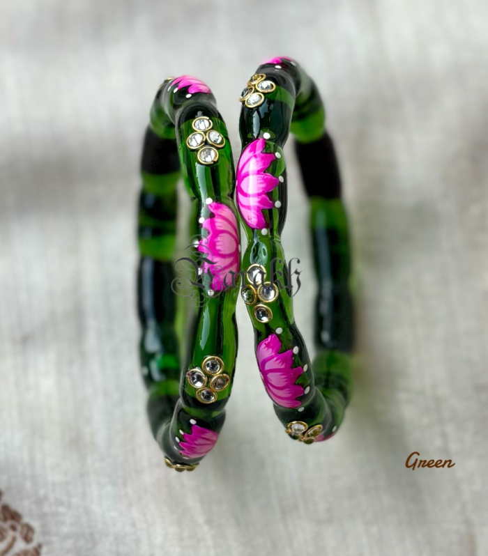 Glosube 6 Lotus Bangles