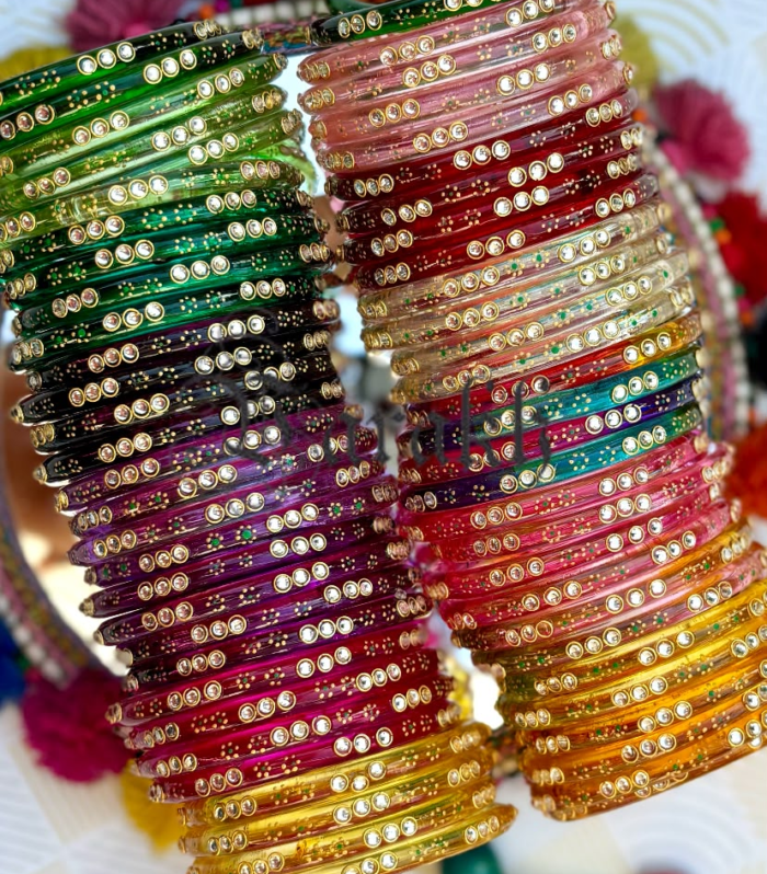 Glass Stone bangles
